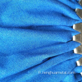 Roue de polissage en tissu bleu pliant régulier